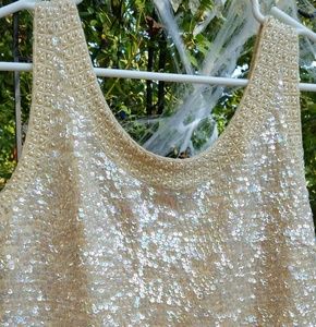 Vintage sequin blouse